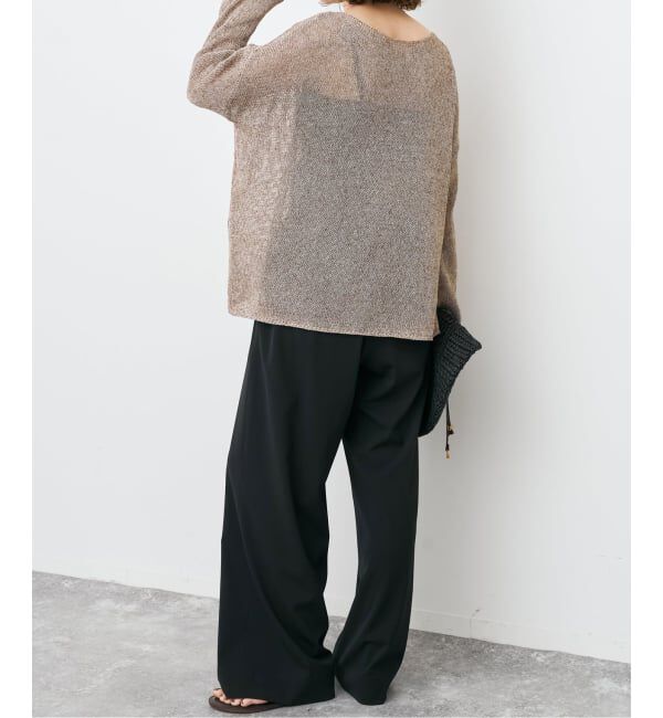 Spick and Span「《追加2予約》ドライストレッチイージーパンツ」|スラックス|