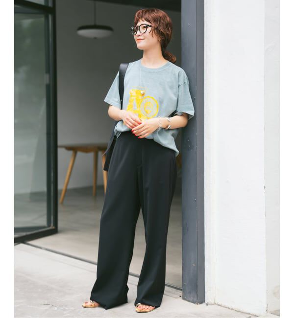 Spick and Span「《追加2予約》ドライストレッチイージーパンツ」|スラックス|