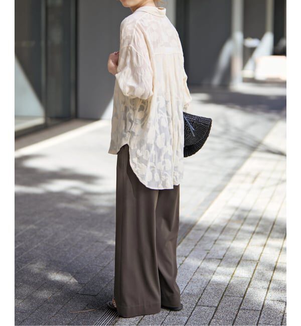 Spick and Span「《追加2予約》ドライストレッチイージーパンツ」|スラックス|