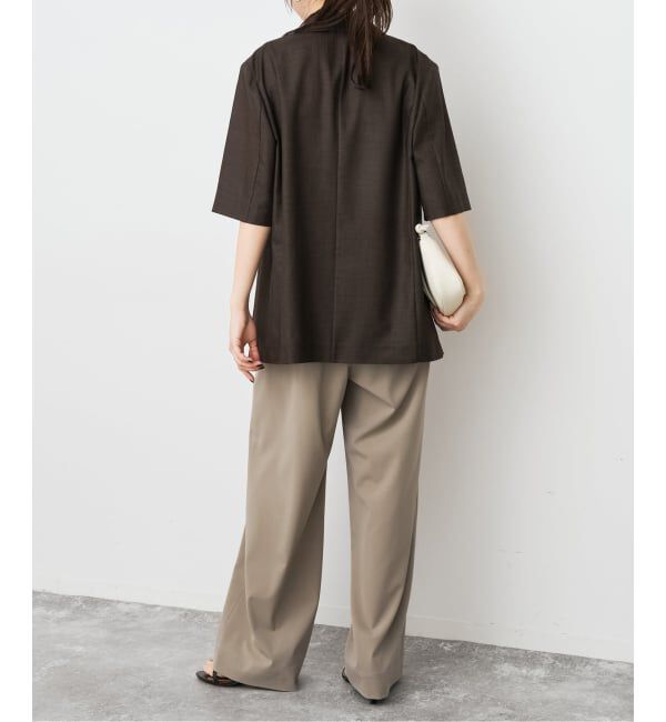 Spick and Span「《追加2予約》ドライストレッチイージーパンツ」|スラックス|