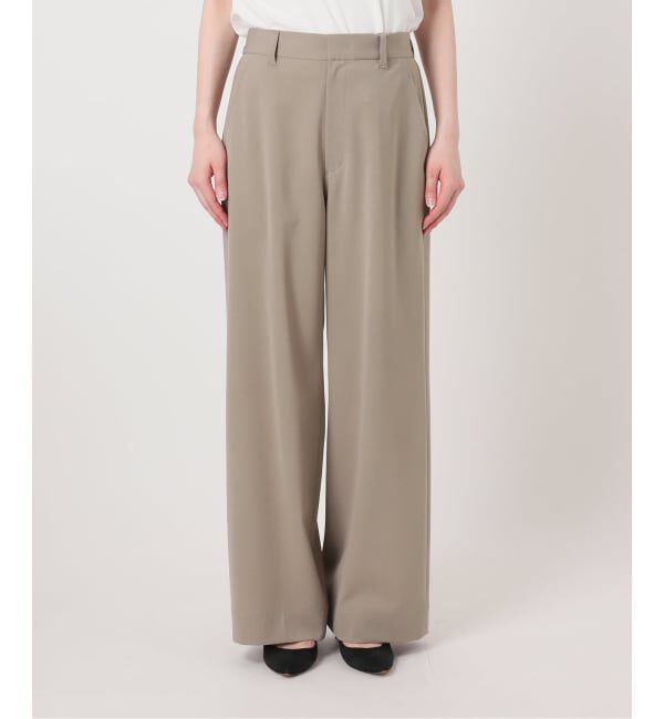 Spick and Span「《追加2予約》ドライストレッチイージーパンツ」|スラックス|