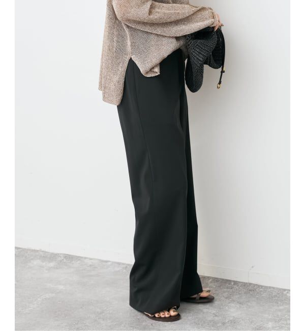 Spick and Span「《追加2予約》ドライストレッチイージーパンツ」|スラックス|