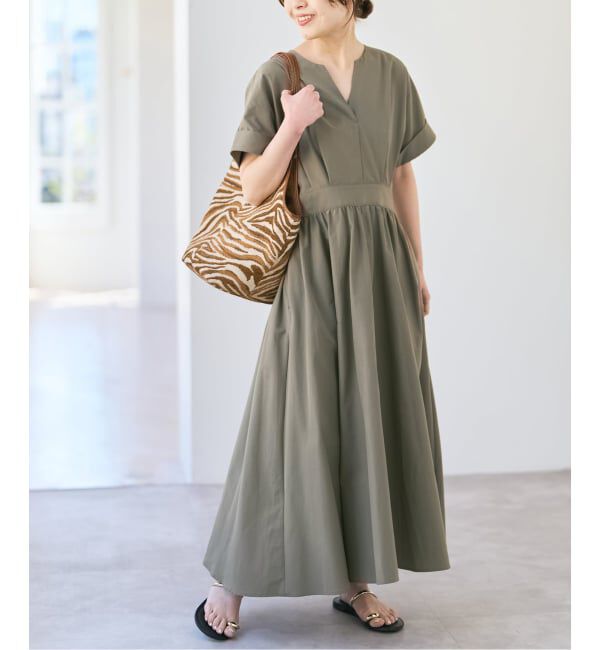 Spick and Span「《予約》タイプライタータックワンピース」|ワンピース|