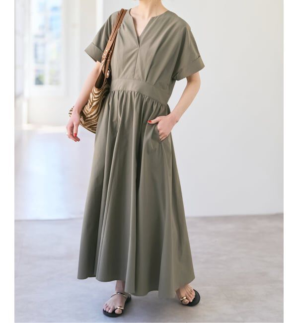 Spick and Span「《予約》タイプライタータックワンピース」|ワンピース|