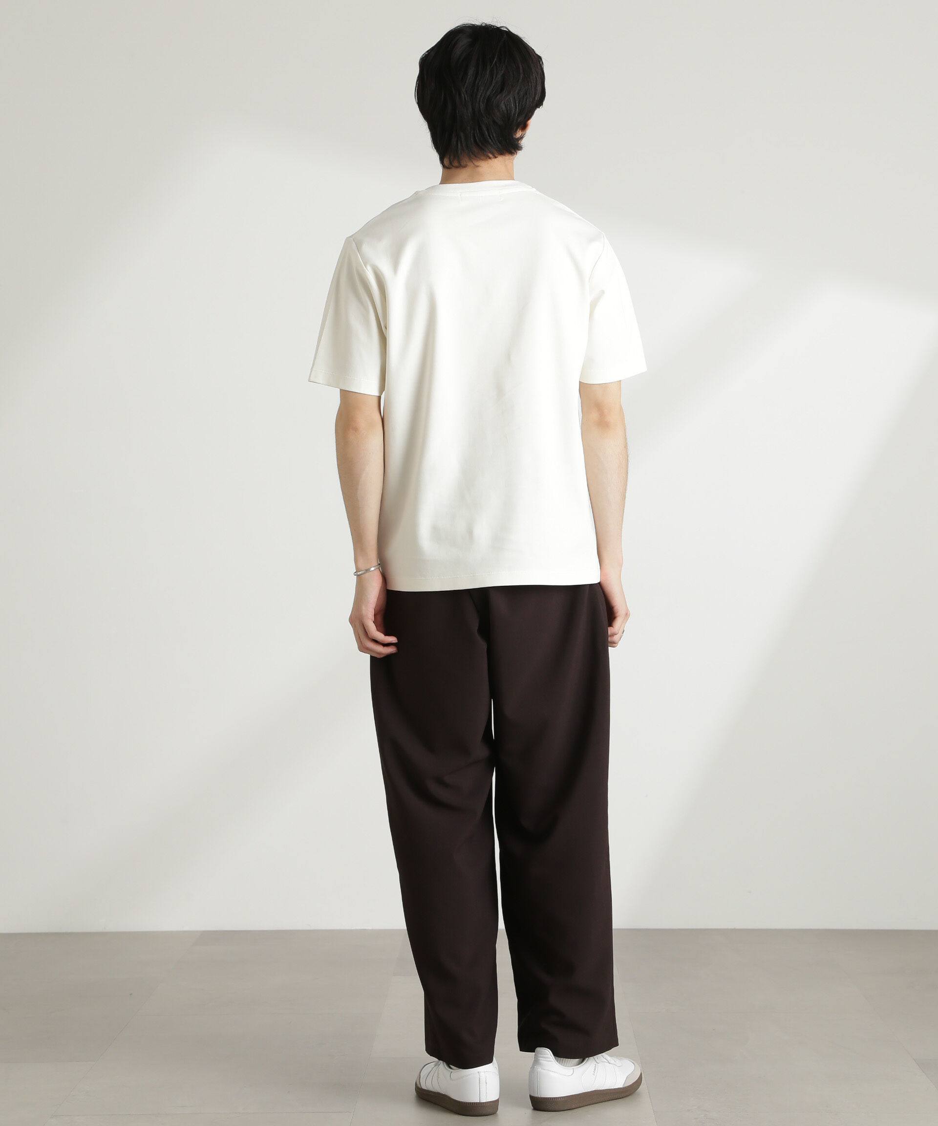 nano･universe「ダブルスムースクルーネックTシャツ 半袖」|Tシャツ・カットソー|