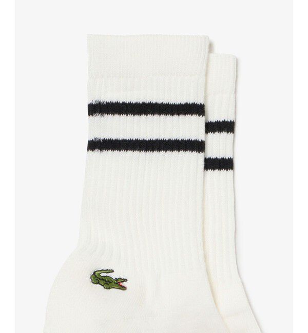 LACOSTE「足底パイルラインソックス」|ソックス|