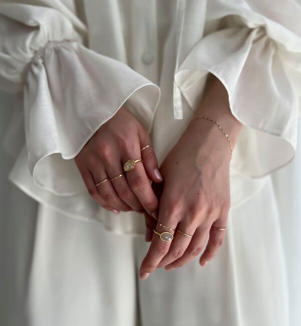 grace grace「【grace grace/グラスグラス】10Kペタルチェーンブレスレット」|ブレスレット・バングル|