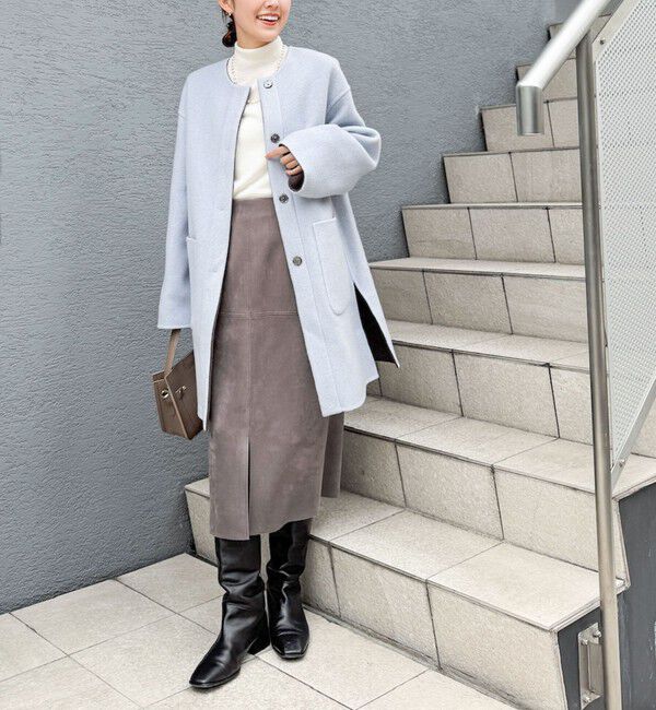 NOLLEY'S「《手洗い可能》《アンサンブル対応》18G天竺ハイネックプルオーバーニット」|ニット・セーター|