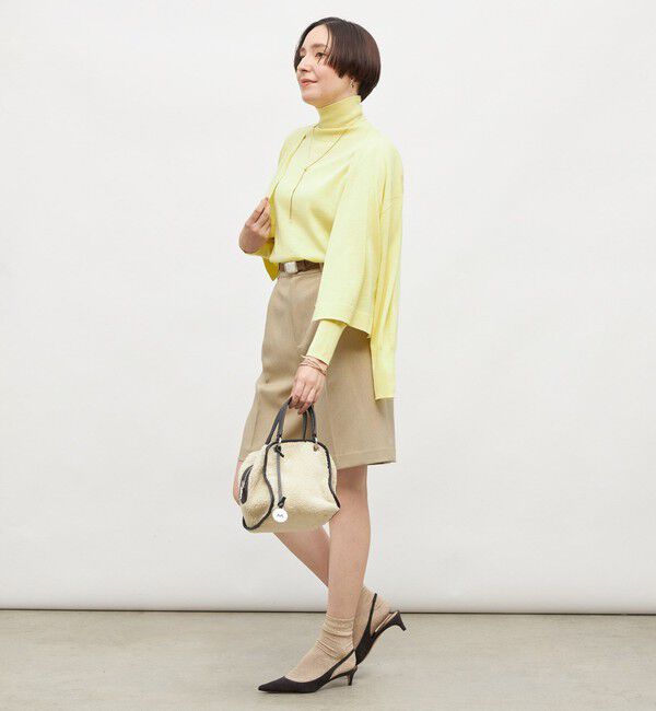 NOLLEY'S「《手洗い可能》《アンサンブル対応》18G天竺ハイネックプルオーバーニット」|ニット・セーター|