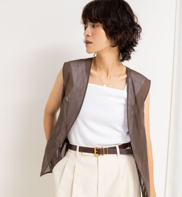 NOLLEY'S「ベアテレコタンクトップ」|タンクトップ|