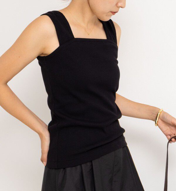 NOLLEY'S「ベアテレコタンクトップ」|タンクトップ|ブラック