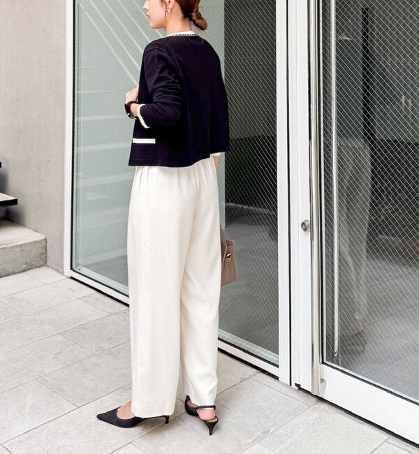 NOLLEY'S「チェーンブレードVネックカーディガン」|カーディガン|