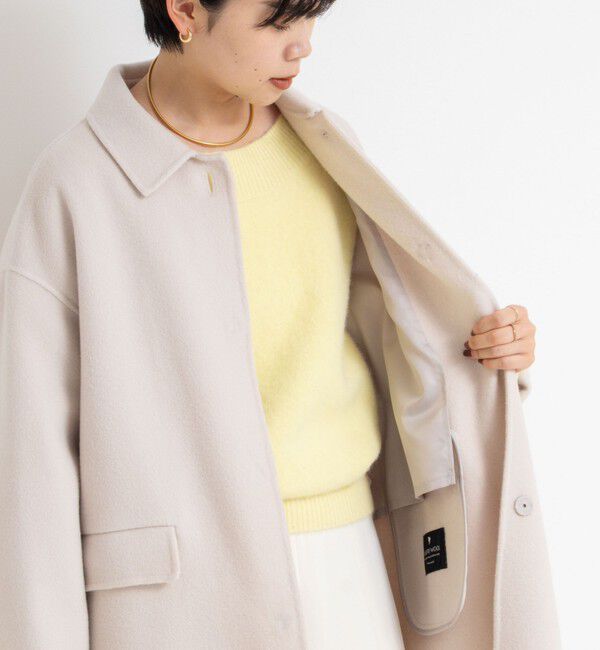 NOLLEY'S sophi「SUPER140リバーステンカラーコート」|ステンカラーコート|