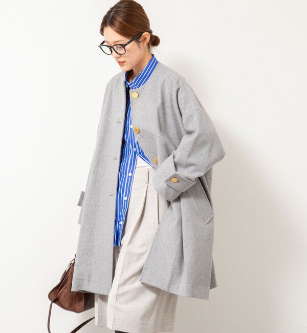 NOLLEY'S「【Traditional WeatherWear/トラディショナルウェザーウェア】MALTON NO COLLAR」|ノーカラーコート|