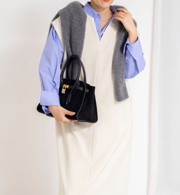 NOLLEY'S「ウォッシャブルフラノ風ジャンパーワンピース」|ワンピース|