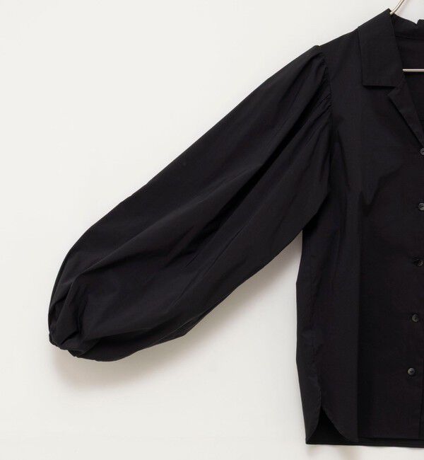 MAQWEL「【MAQWEL/マクウェル】ボリュームスリーブ開襟シャツ」|シャツ・ブラウス|
