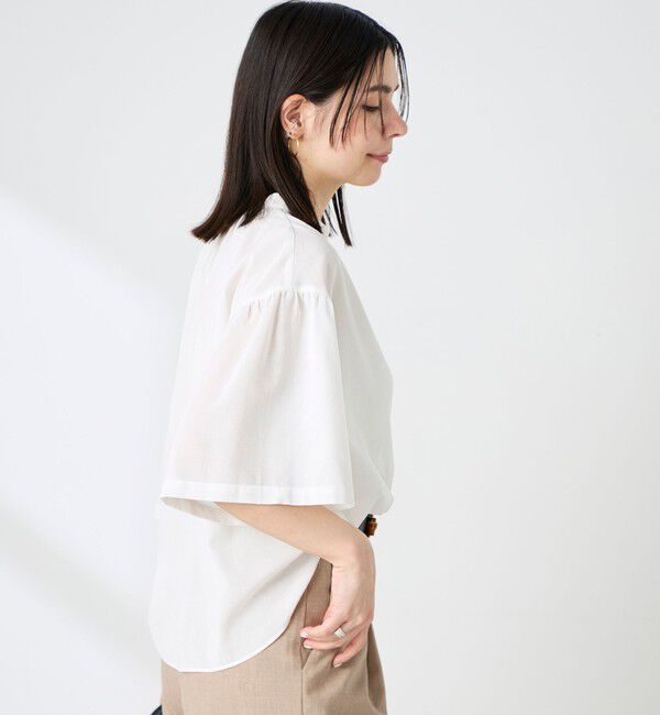NOLLEY'S「ウォッシャブル袖2ＷAYシアーボイルブラウス」|シャツ・ブラウス|