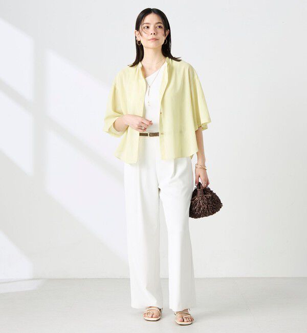 NOLLEY'S「ウォッシャブル袖2ＷAYシアーボイルブラウス」|シャツ・ブラウス|