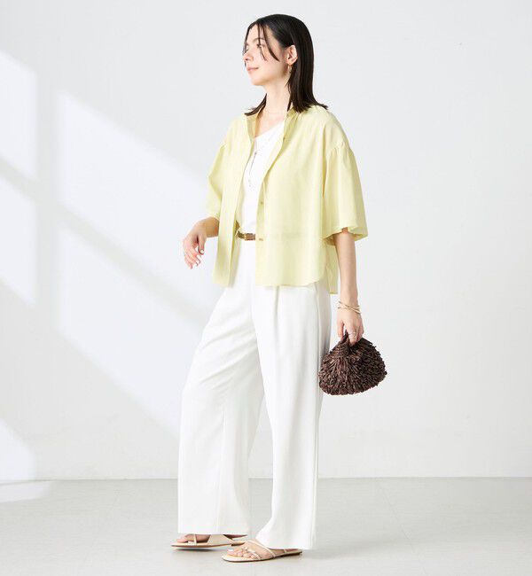 NOLLEY'S「ウォッシャブル袖2ＷAYシアーボイルブラウス」|シャツ・ブラウス|