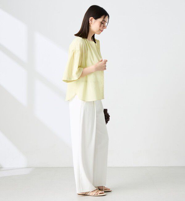 NOLLEY'S「ウォッシャブル袖2ＷAYシアーボイルブラウス」|シャツ・ブラウス|