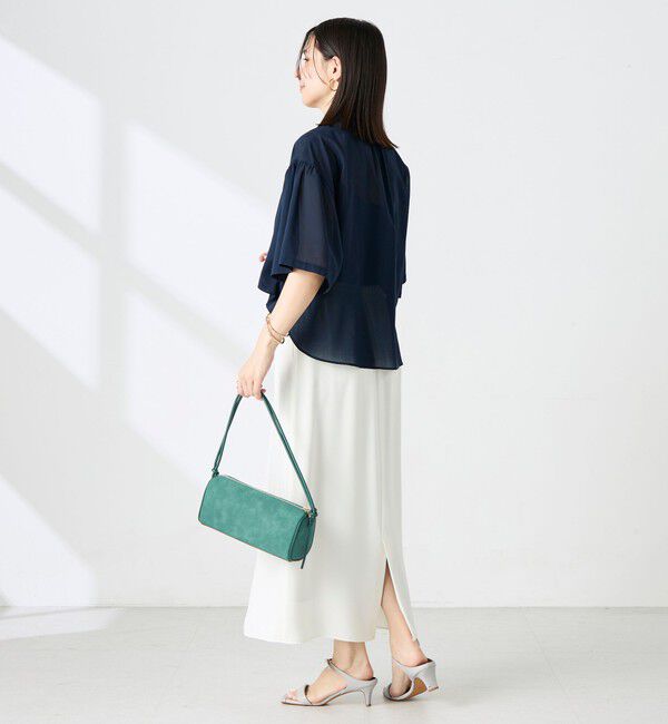 NOLLEY'S「ウォッシャブル袖2ＷAYシアーボイルブラウス」|シャツ・ブラウス|