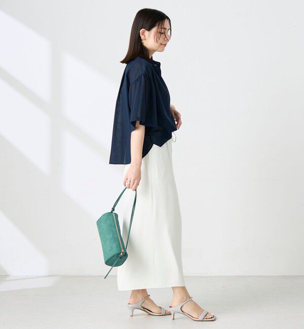 NOLLEY'S「ウォッシャブル袖2ＷAYシアーボイルブラウス」|シャツ・ブラウス|