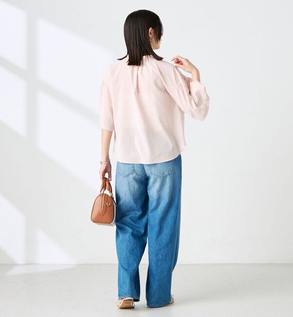 NOLLEY'S「ウォッシャブル袖2ＷAYシアーボイルブラウス」|シャツ・ブラウス|