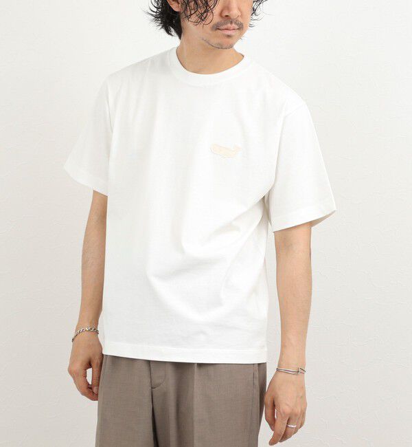 NOLLEY'S goodman「クジラアップリケTシャツ 26SS」|Tシャツ・カットソー|