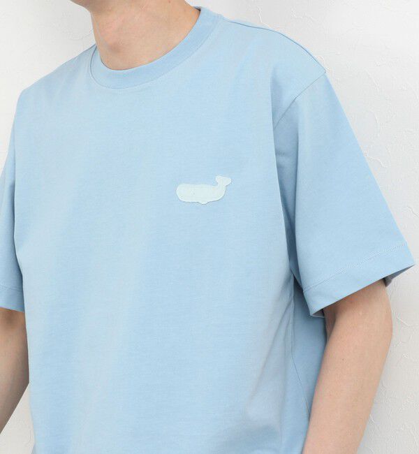 NOLLEY'S goodman「クジラアップリケTシャツ 26SS」|Tシャツ・カットソー|サックス