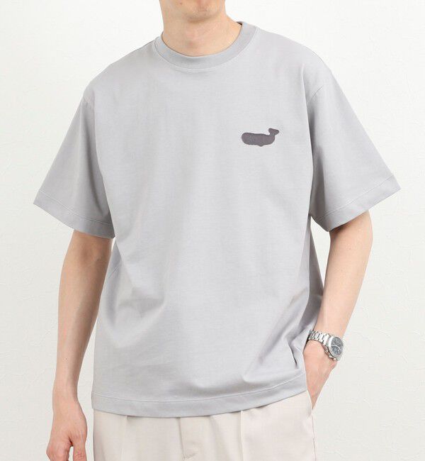 NOLLEY'S goodman「クジラアップリケTシャツ 26SS」|Tシャツ・カットソー|