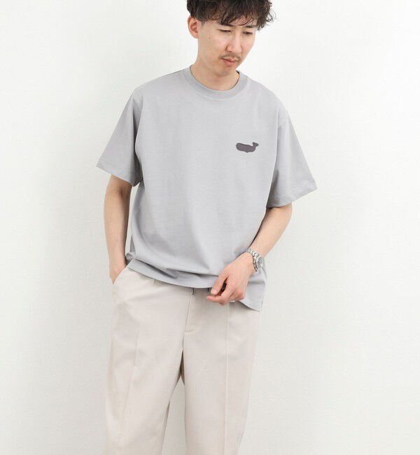NOLLEY'S goodman「クジラアップリケTシャツ 26SS」|Tシャツ・カットソー|