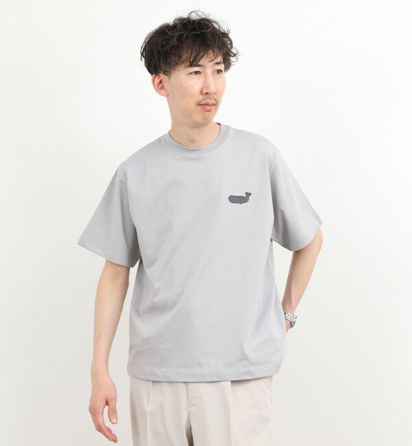 NOLLEY'S goodman「クジラアップリケTシャツ 26SS」|Tシャツ・カットソー|