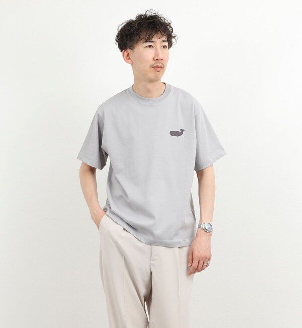 NOLLEY'S goodman「クジラアップリケTシャツ 26SS」|Tシャツ・カットソー|