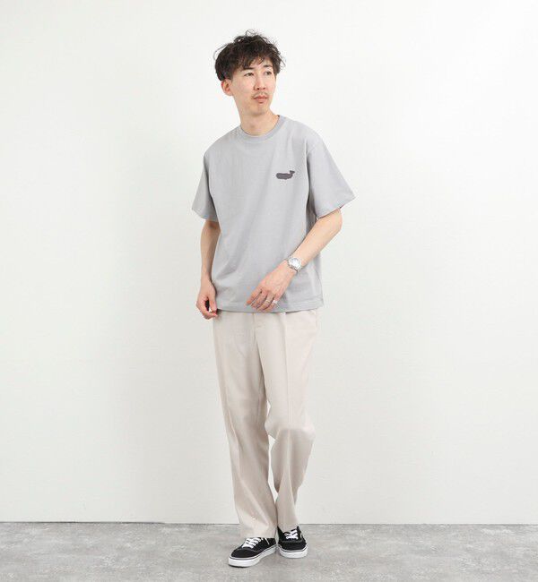 NOLLEY'S goodman「クジラアップリケTシャツ 26SS」|Tシャツ・カットソー|