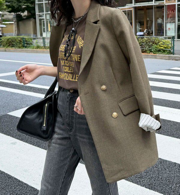 fredy emue「ダブルブレストジャケット」|テーラードジャケット|