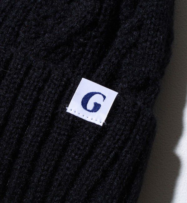 GLOSTER「【GLOSTER/グロスター】裏ボア ケーブルワッチ ニット帽」|ニット帽|