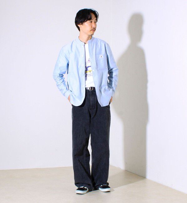 GLOSTER「【シーズンレス】【GEVACO】オックスバンドカラーシャツ」|シャツ・ブラウス|