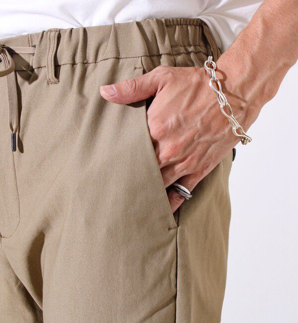 GLOSTER「【大人の美脚パンツ/S～XL展開】ミラクルストレッチ イージーパンツ」|チノ|