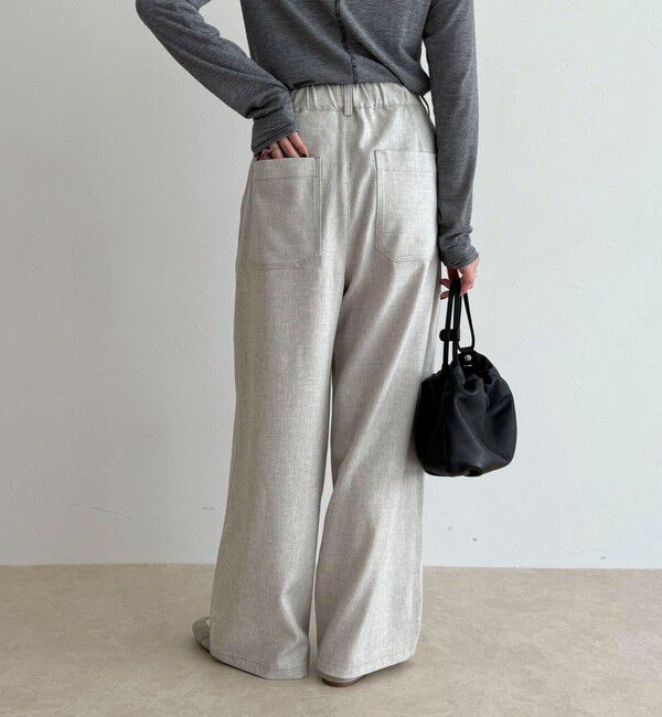 fredy emue「ウールライクイージーワークパンツ」|チノ|