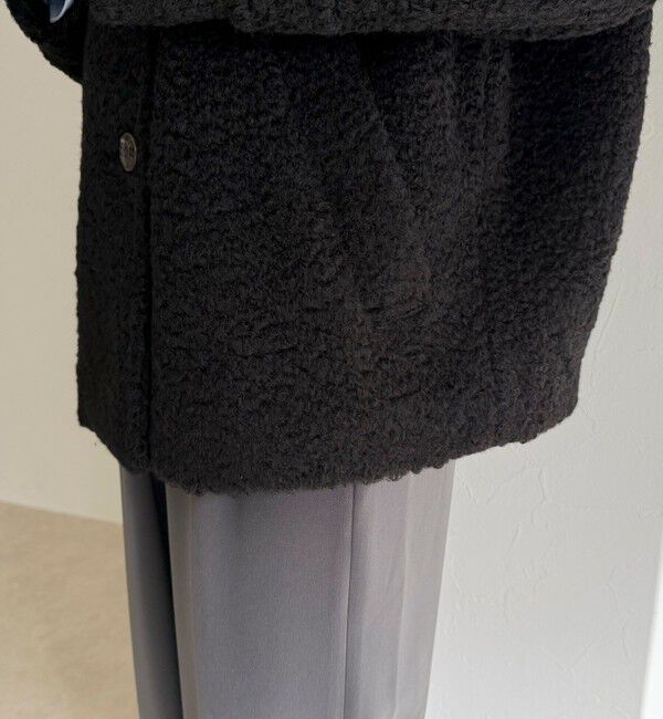 fredy emue「ループシャギースタンドカラーコート」|その他|