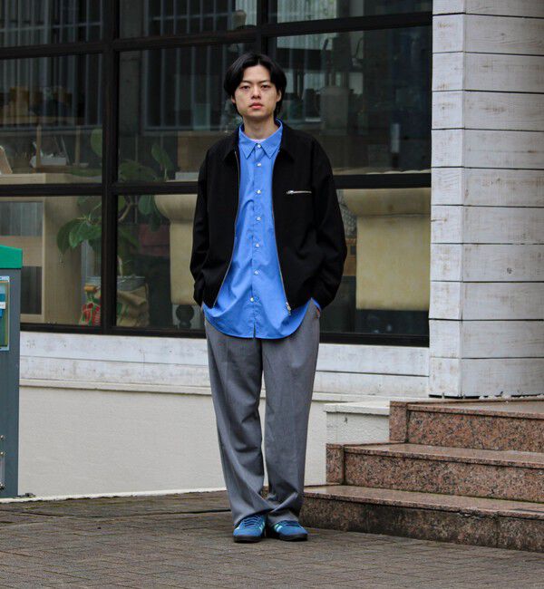 GLOSTER「【セットアップ対応】ウールライクジップジャケット」|ブルゾン・スタジャン|