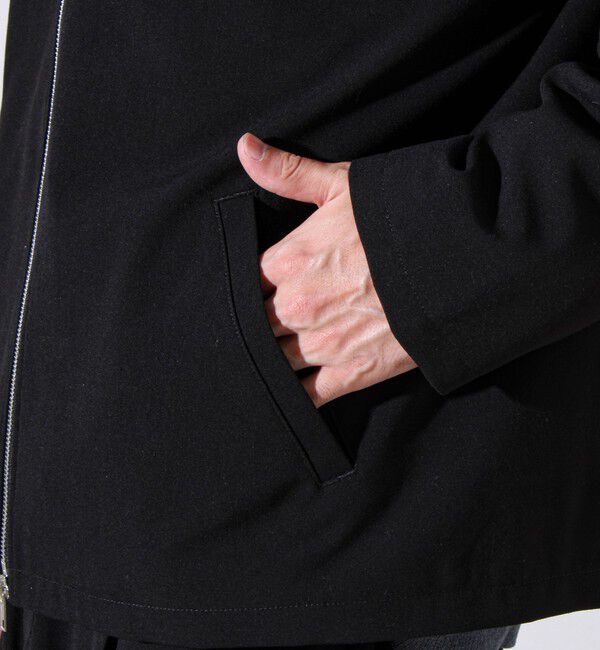 GLOSTER「【セットアップ対応】ウールライクジップジャケット」|ブルゾン・スタジャン|