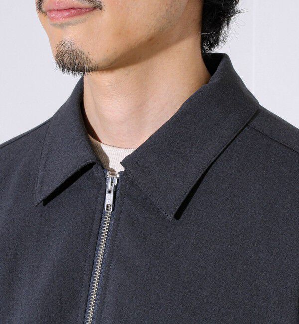 GLOSTER「【セットアップ対応】ウールライクジップジャケット」|ブルゾン・スタジャン|