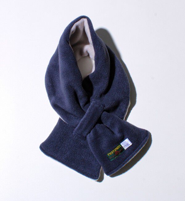 GLOSTER「【GLOSTER別注】【TWEEDMILL】ループフリーススカーフ」|マフラー|ネイビー