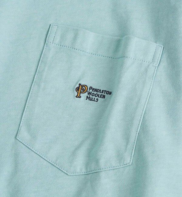 GLOSTER「【PENDLETON/ペンドルトン】Logo EMB Pocket Tee」|Tシャツ・カットソー|