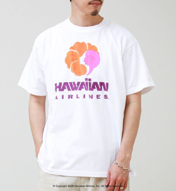 GLOSTER「【GOOD ROCK SPEED】HAWAIIAN AIRLINE ロゴTシャツ」|Tシャツ・カットソー|