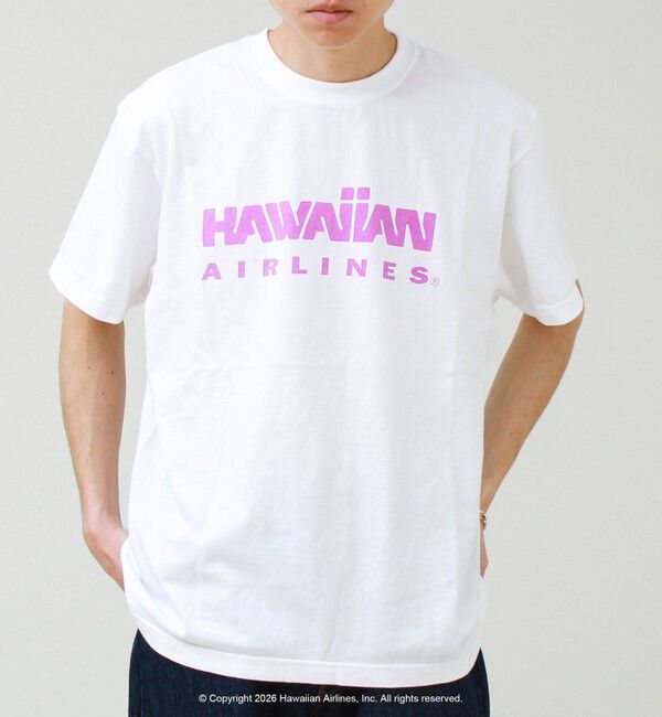 GLOSTER「【GOOD ROCK SPEED】HAWAIIAN AIRLINE ロゴTシャツ」|Tシャツ・カットソー|