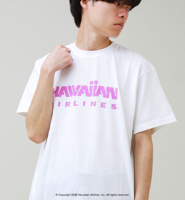 GLOSTER「【GOOD ROCK SPEED】HAWAIIAN AIRLINE ロゴTシャツ」|Tシャツ・カットソー|