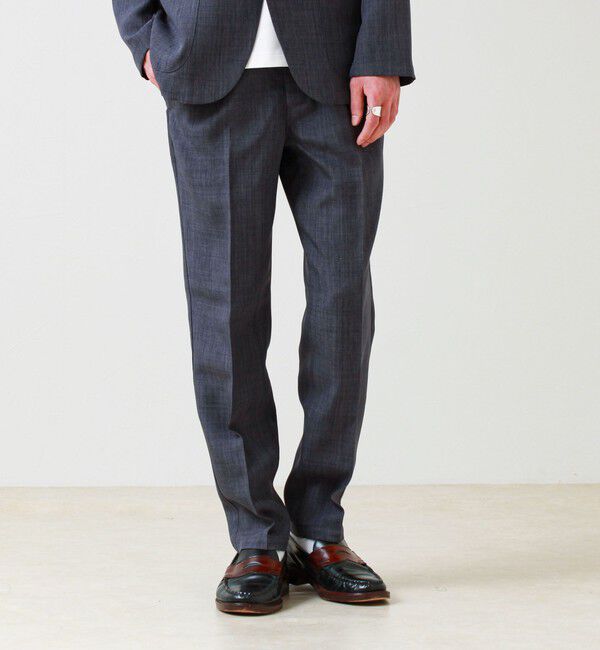 GLOSTER「【セットアップ対応】リネンライクキャンバスパンツ」|チノ|