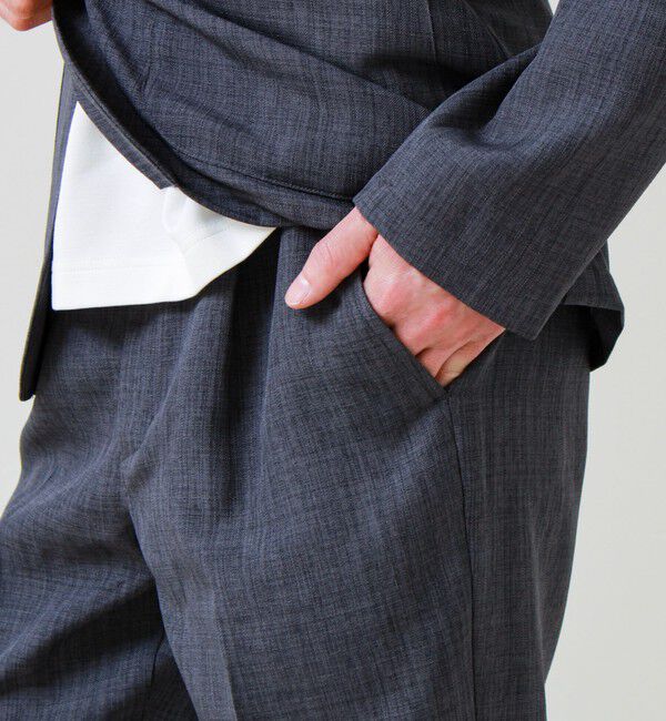 GLOSTER「【セットアップ対応】リネンライクキャンバスパンツ」|チノ|